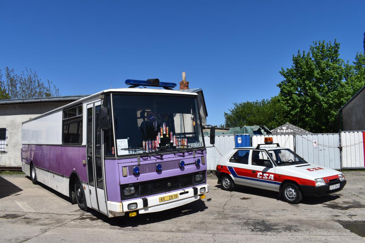 Přehlídka automobilové techniky v depozitáři Brno-Řečkovice