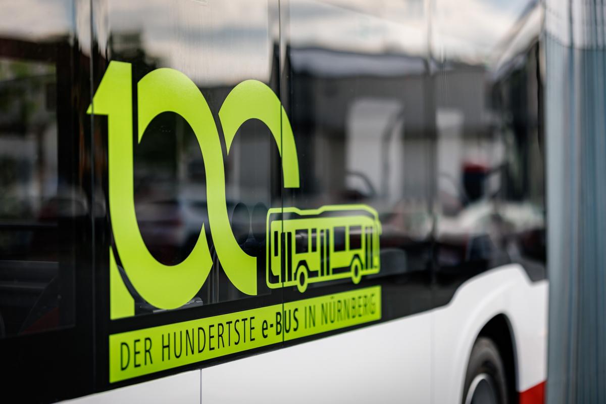 VAG Norimberk přivítal 100. eBus