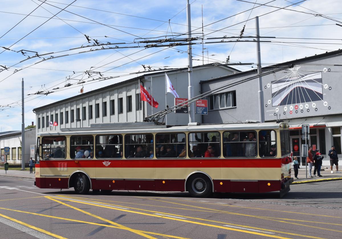 Ze dne otevřených dveří v Dopravním podniku města Pardubic