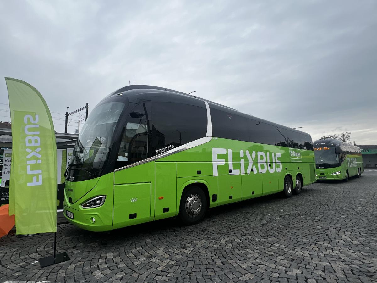 FlixBus a UMSE posílají do provozu první autobusy na LNG v Česku