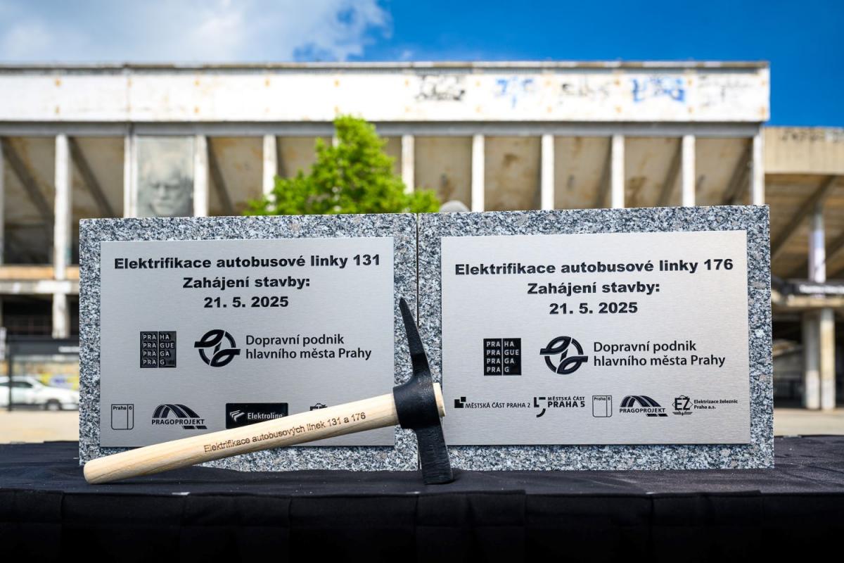 V Praze se staví infrastruktura pro dvě nové trolejbusové linky č. 51 a č. 53
