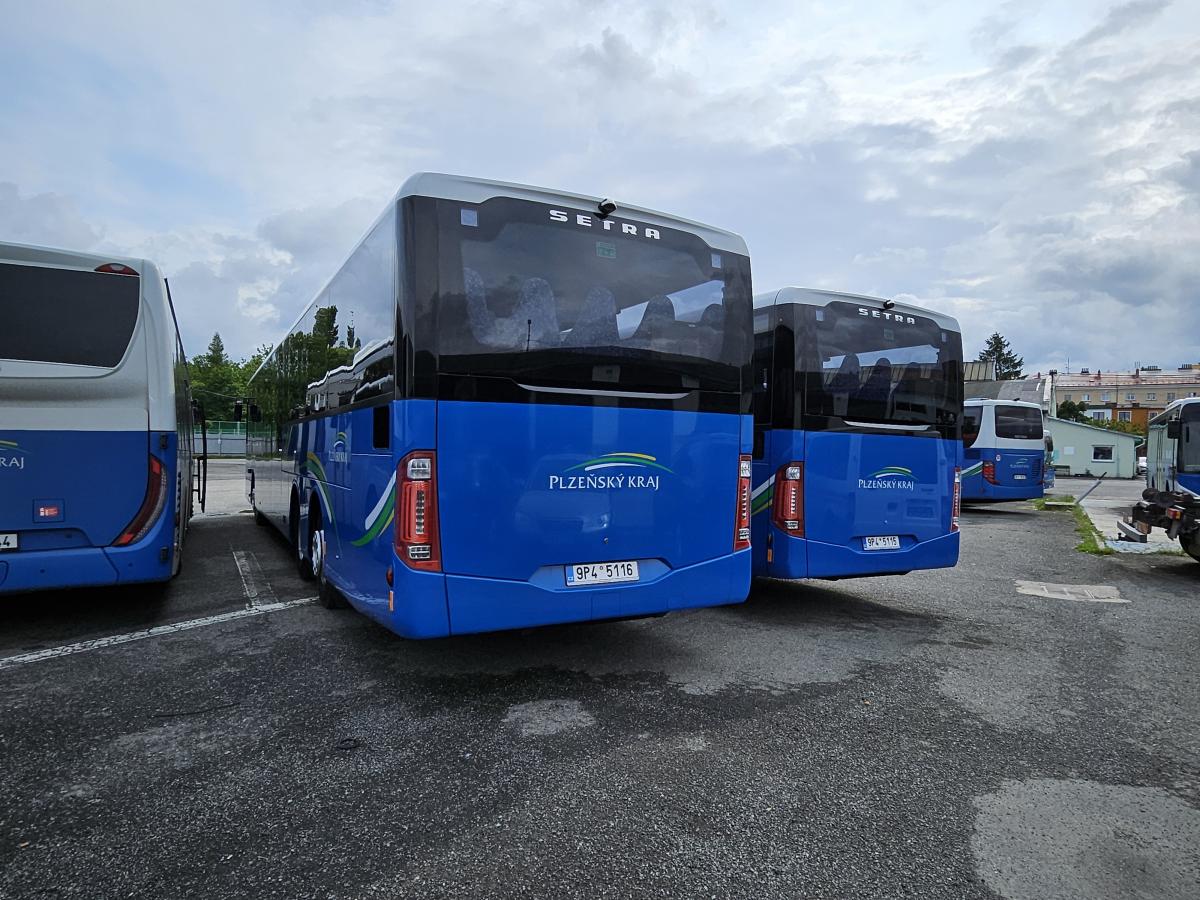 Na Plzeňsku vyjíždí nové Setry řady 500