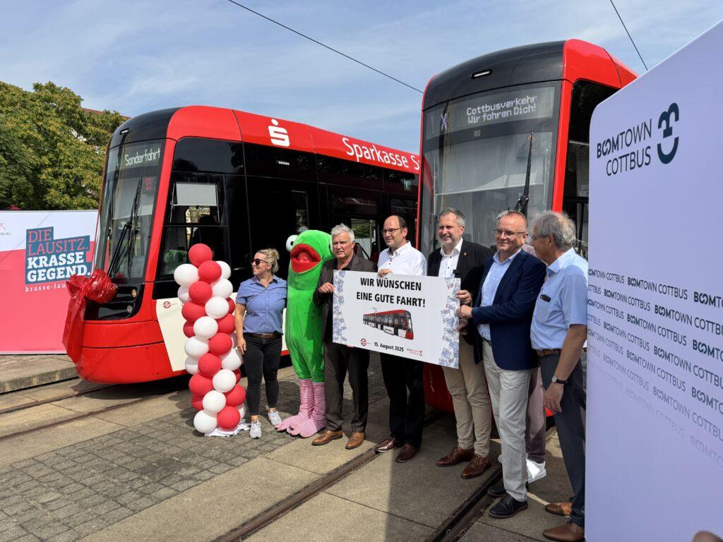 V Chotěbuzi zahájily provoz nové tramvaje Škoda ForCity Plus 47T 