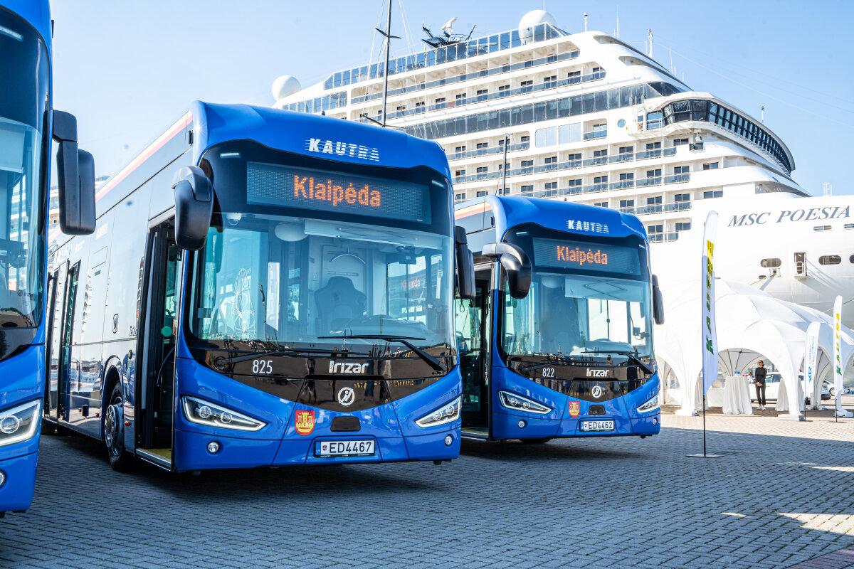 Litevská Klaipėda se 40 elektrickými autobusy Irizar