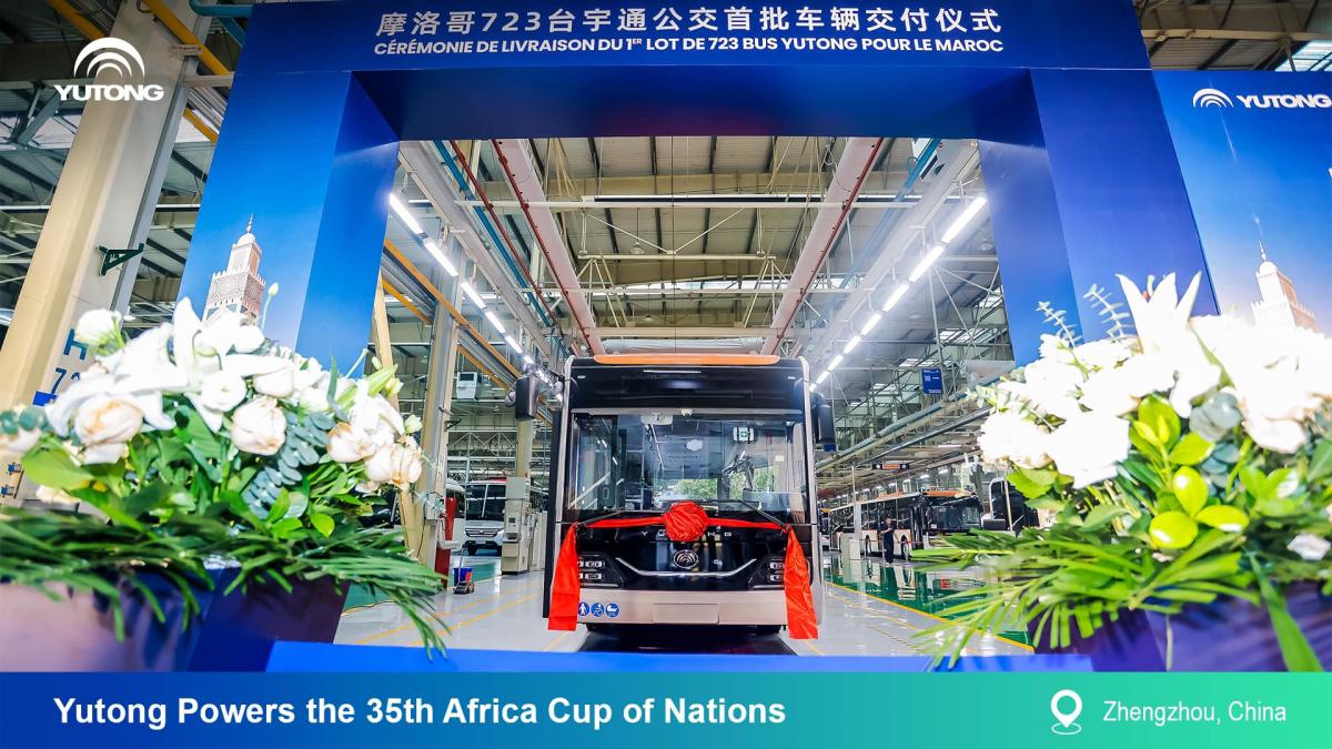 Maroko bude mít pro AFCON 2025 od Yutong 723 autobusů