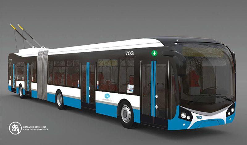 DPCHJ představuje své nové trolejbusy Škoda 33 Tr 