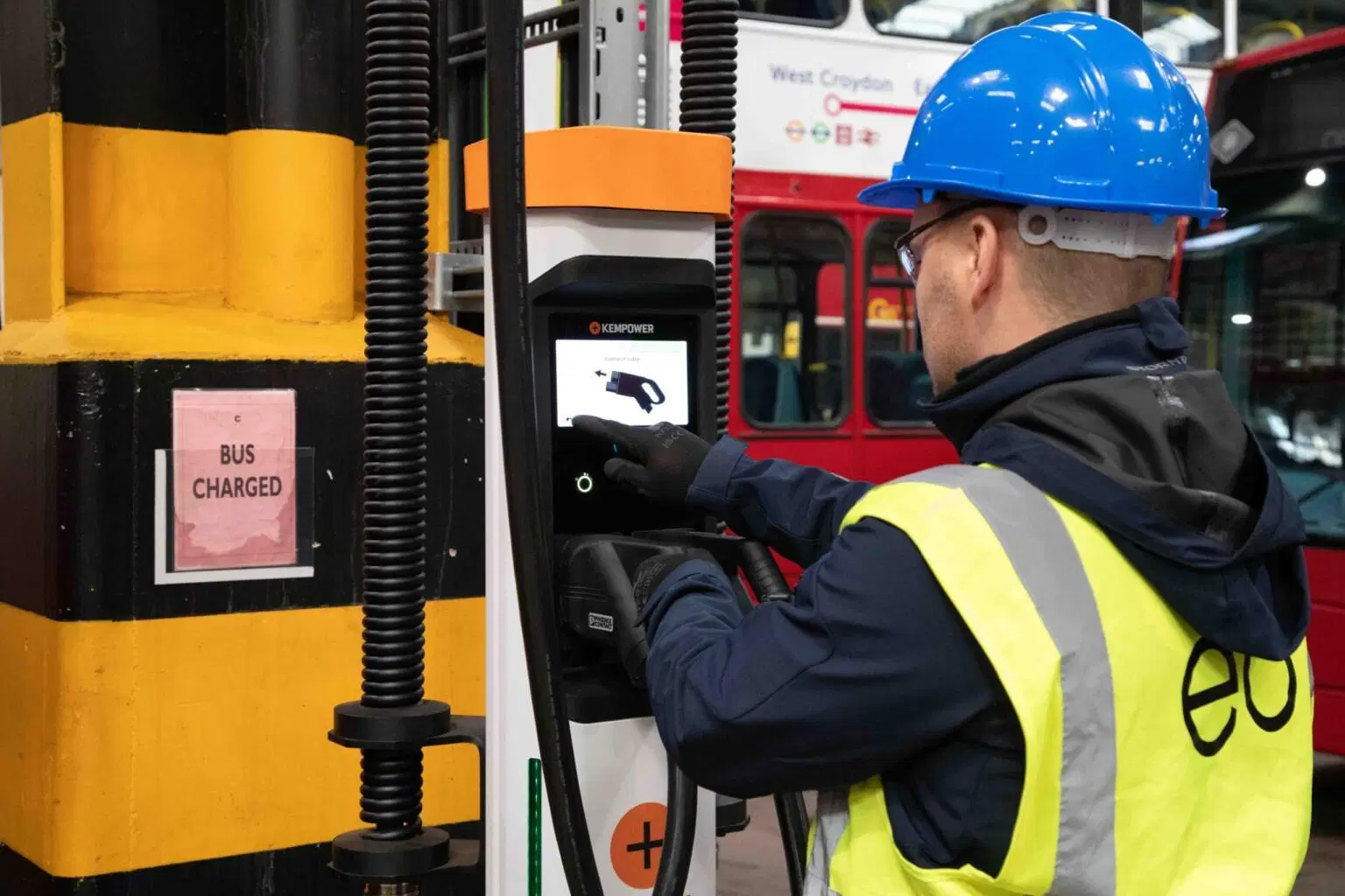 Nabíjení elektrobusů Kempower na Busworld 2025