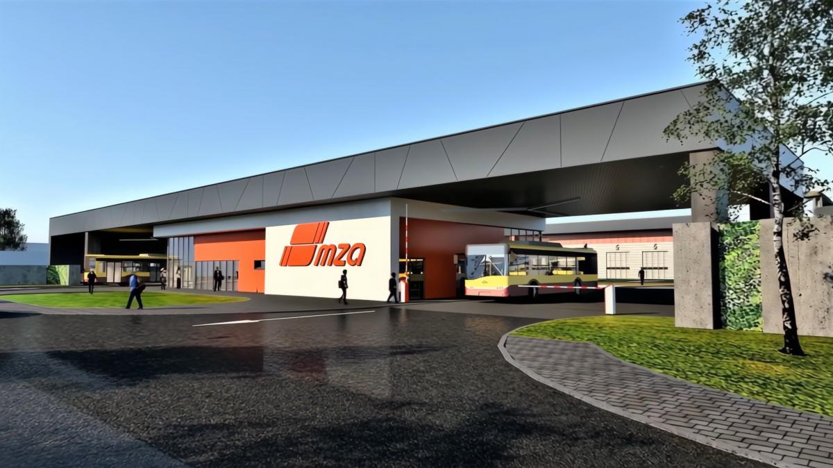 První chytré evropské autobusové depo Redutowa 