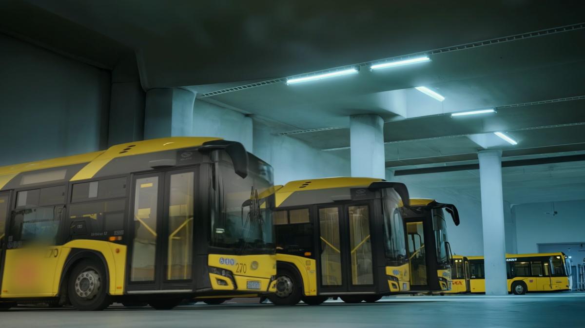 První chytré evropské autobusové depo Redutowa 