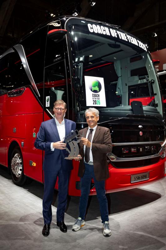 &quot;Autobusem roku 2026&quot; je Setra TopClass