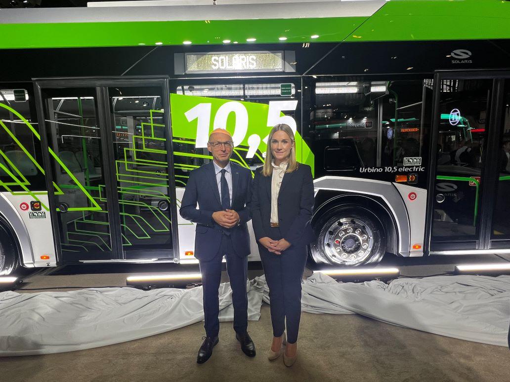 Premiérové Solaris Urbino 10,5 oceněno za udržitelnost