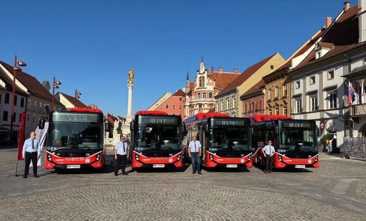 Městská doprava v Mariboru se čtyřmi novými elektrobusy E-WAY