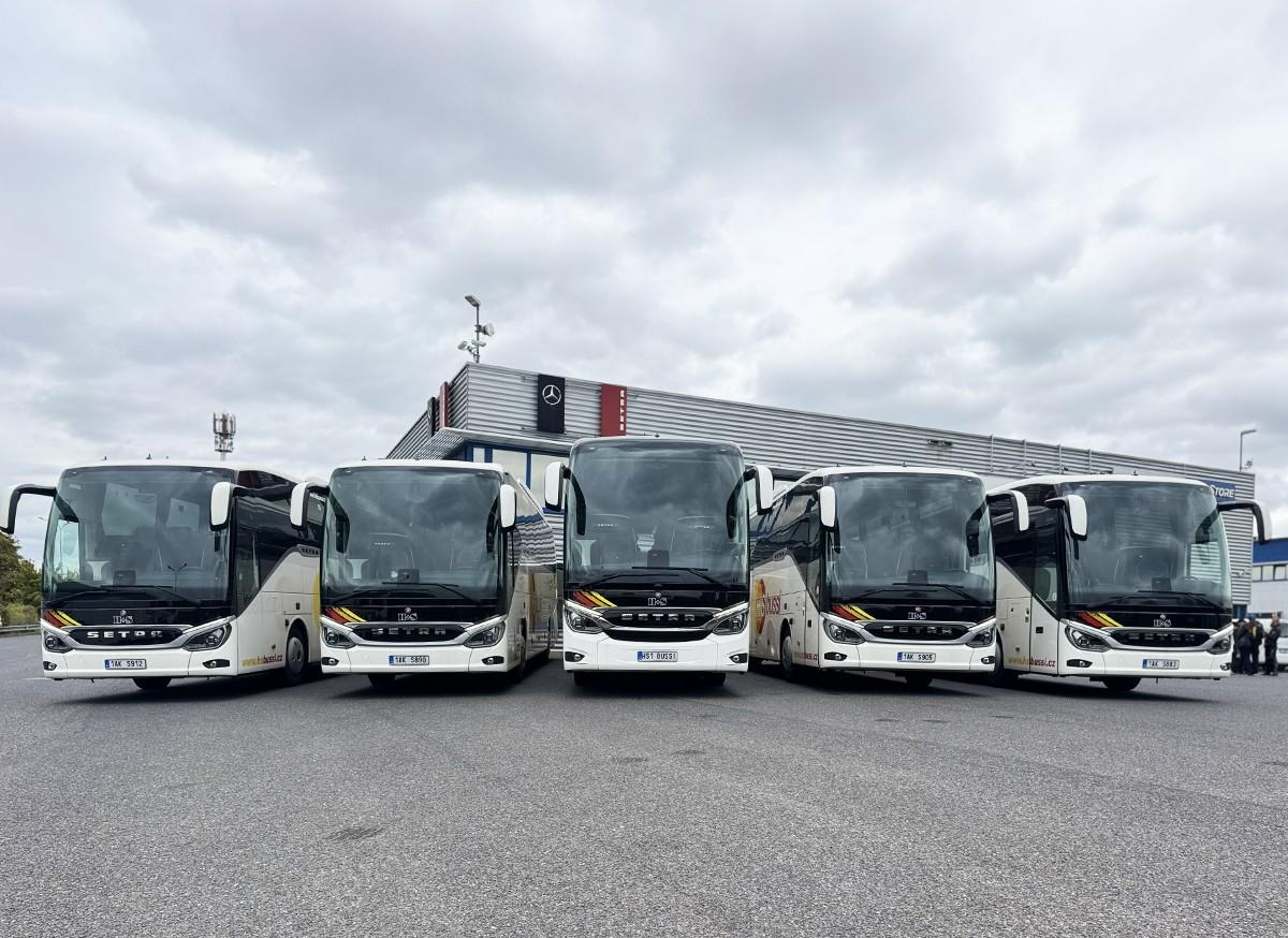 H+S bussi letos pořídila pět nových luxusních coachů Setra