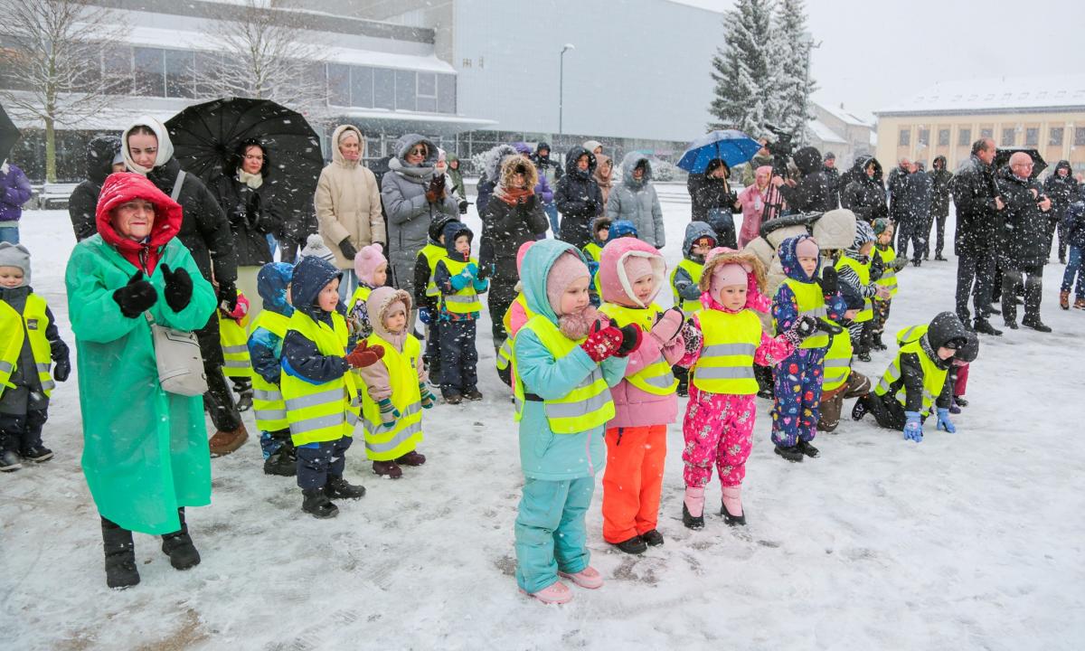 V Marijampolé na jihu Litvy představily nové autobusy Crossway