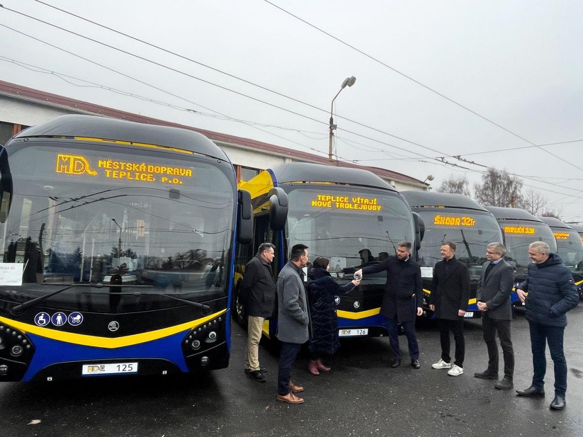 V Teplicích dostanou na Vánoce nové trolejbusy