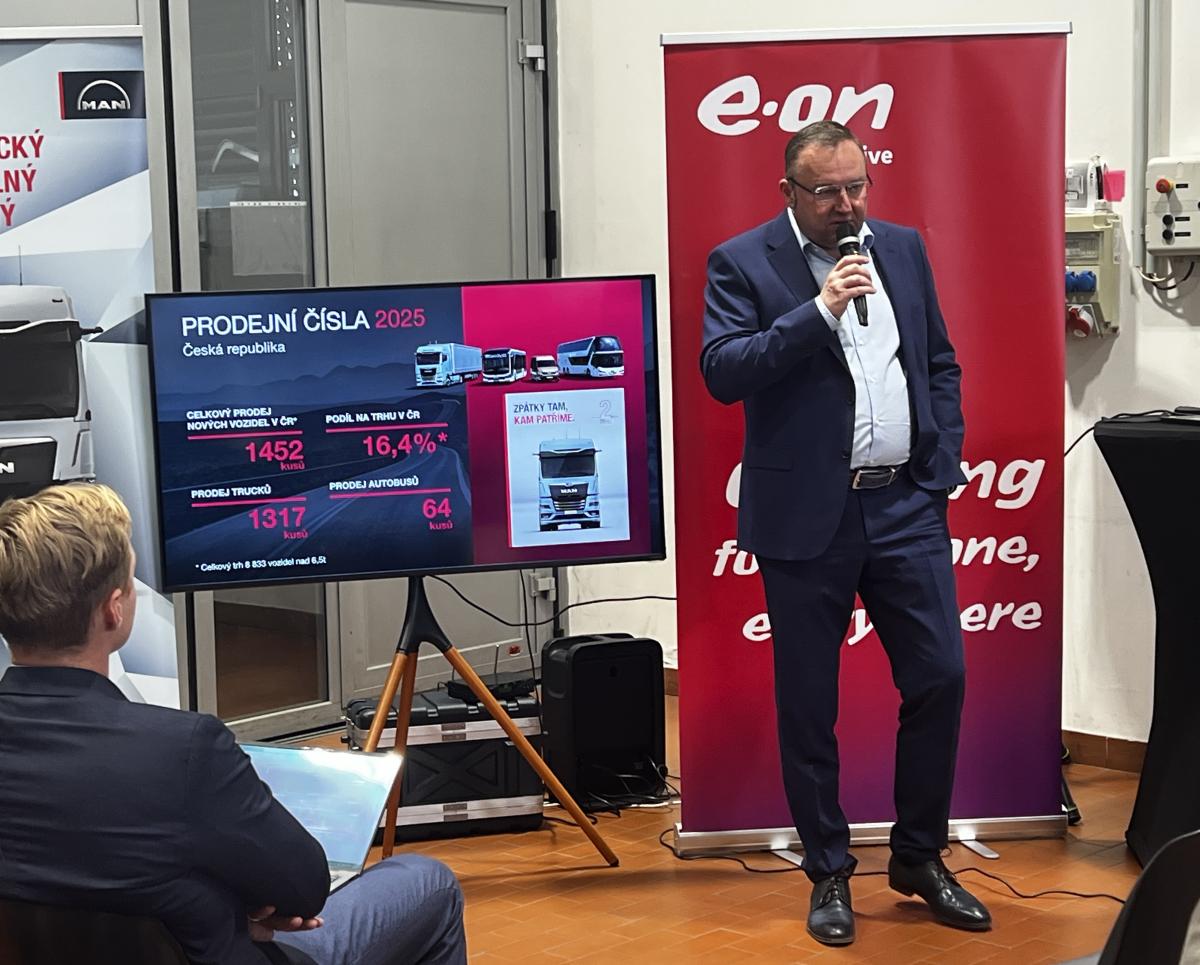 E.ON Drive a MAN otevřely v Čestlicích dobíječku pro užitková vozidla
