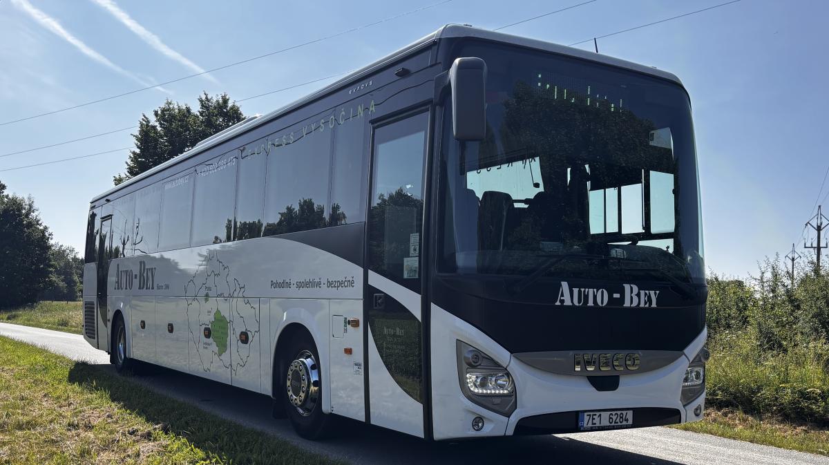 Nový spoj Auto-Bey z Pelhřimova do Prahy a zpět v pracovních dnech