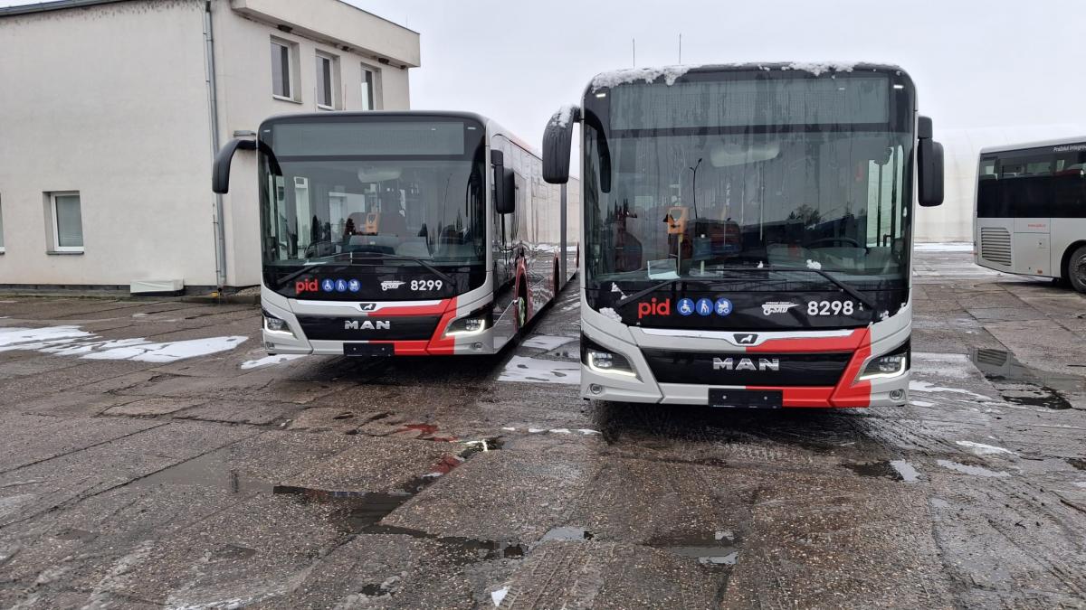 ČSAD Střední Čechy uvádí do provozu nové autobusy MAN