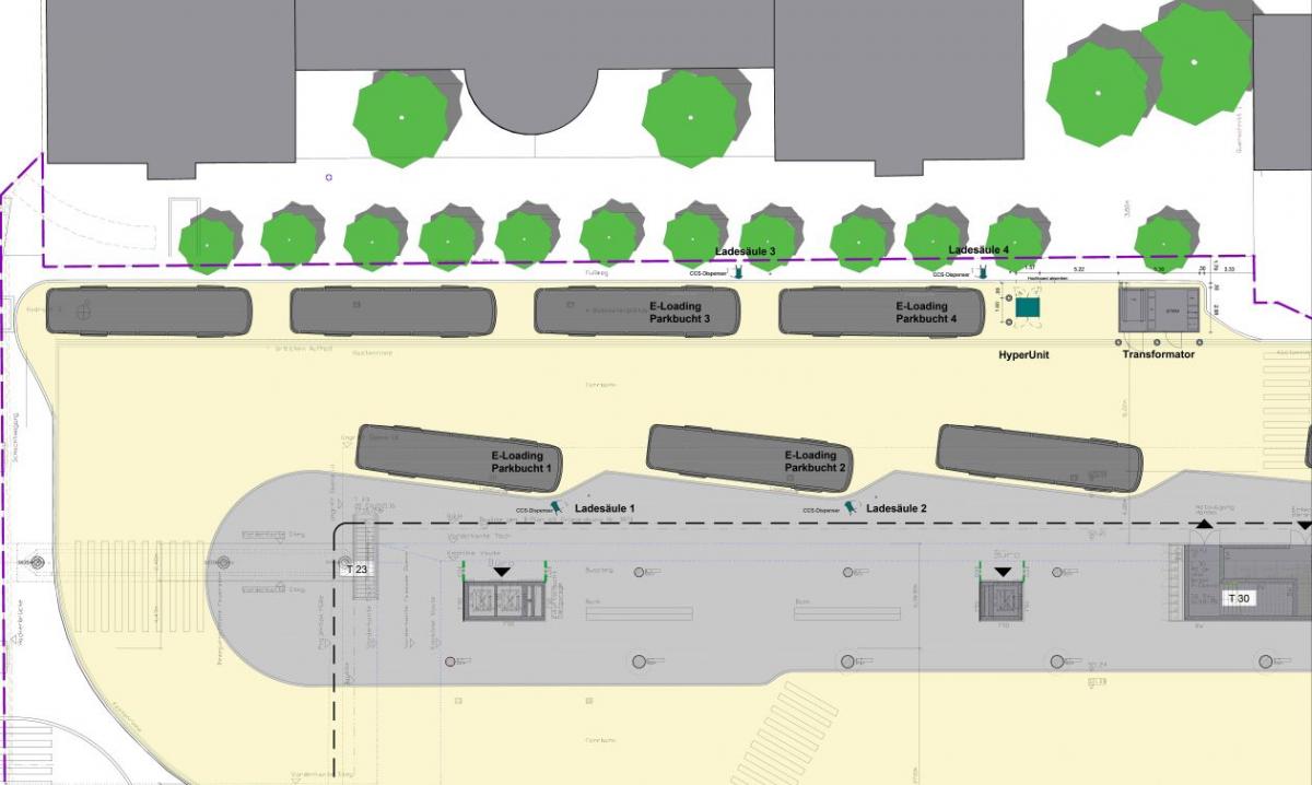 Na mnichovském hlavním autobusovém nádraží vzniknou nabíječky pro elektrobusy