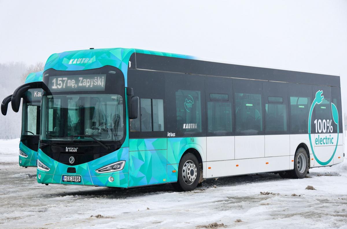 Elektrické autobusy Irizar v Litvě