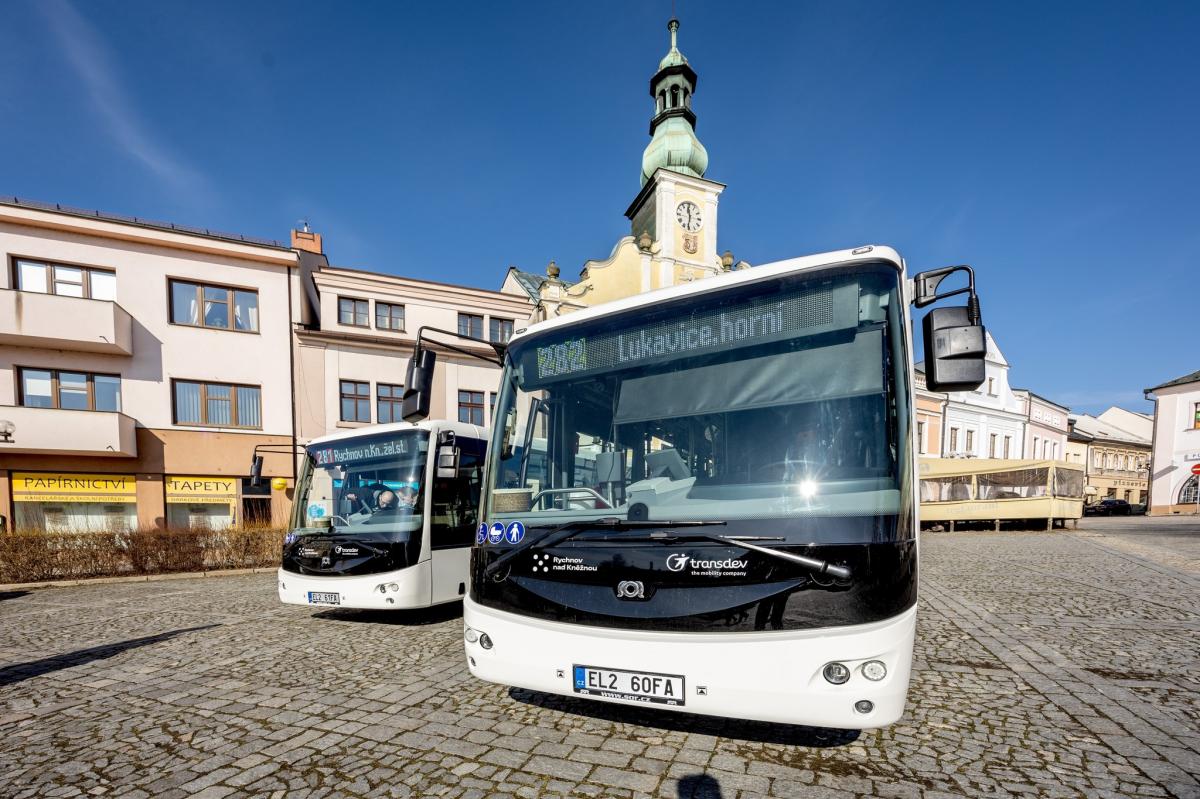 V Rychnově nad Kněžnou vymění dieselové autobusy za elektrické