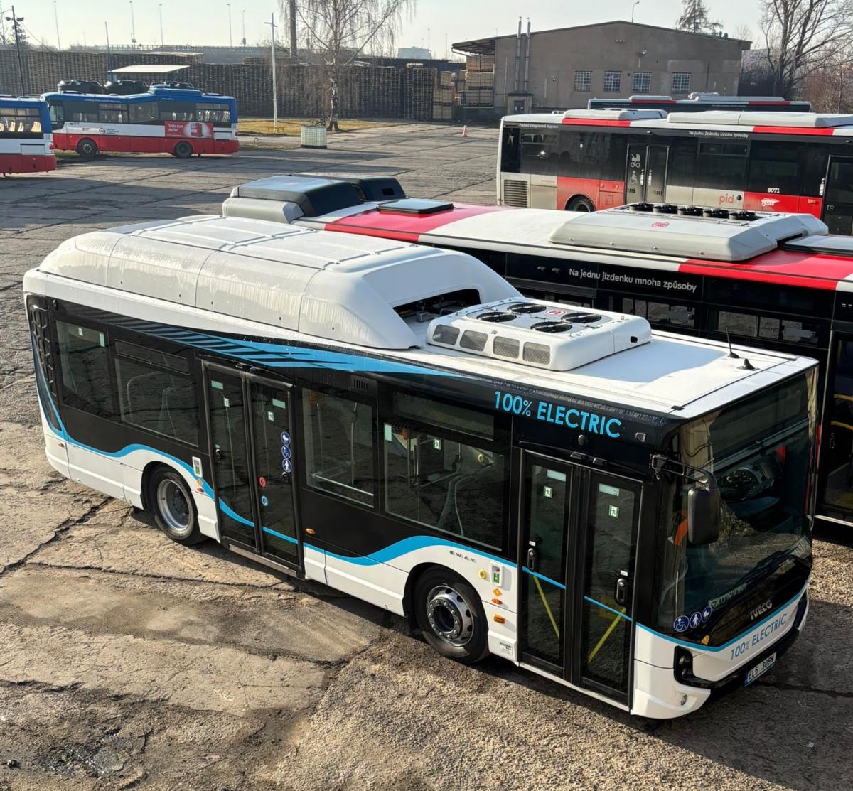 V Praze jezdí elektrobus IVECO E-WAY 9,5 