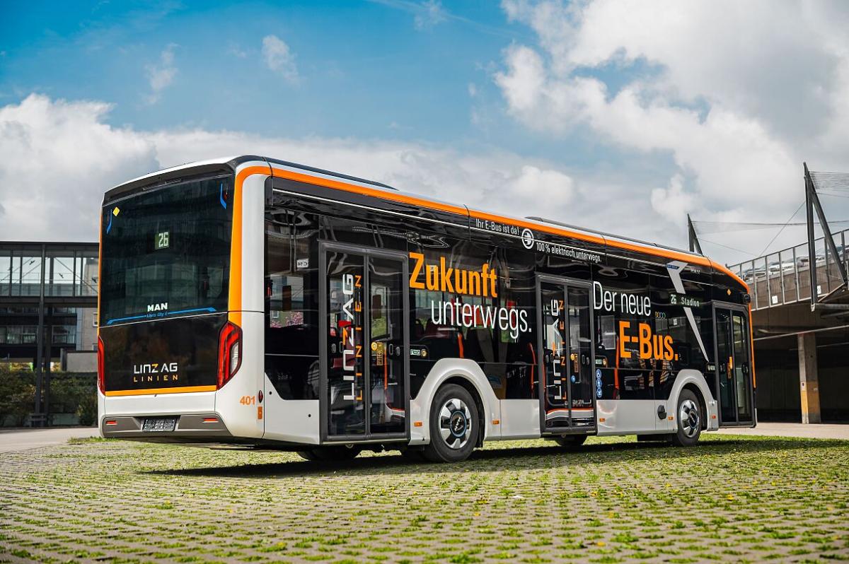  Elektrické autobusy MAN pro Linec