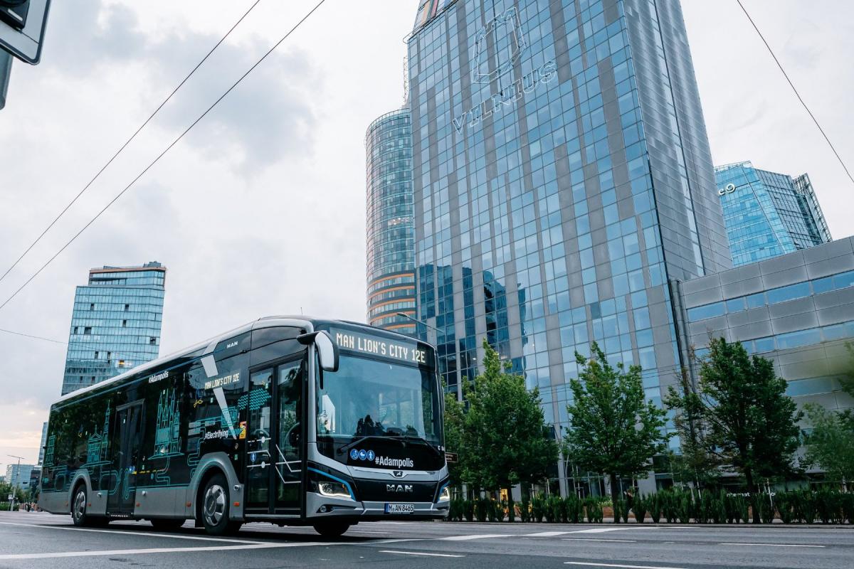 Vilnius objednal 112 elektrobusů MAN Lion’s City E