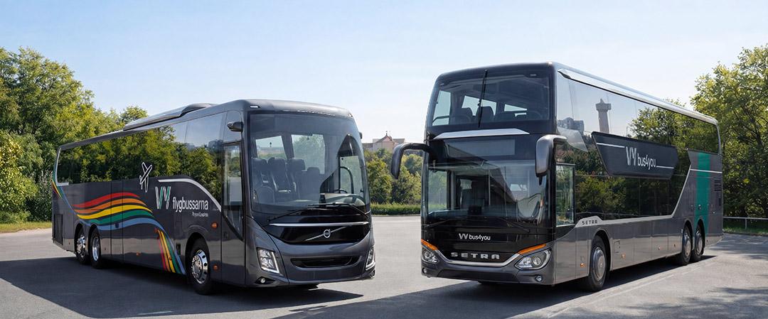 Vy objednává 37 nových autobusů Volvo, Setra a Scania Irizar 