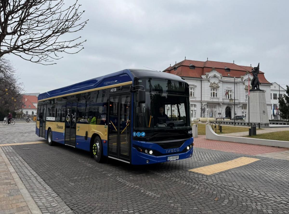 Do Levice zamíří elektrobusy Iveco Streetway ELEC