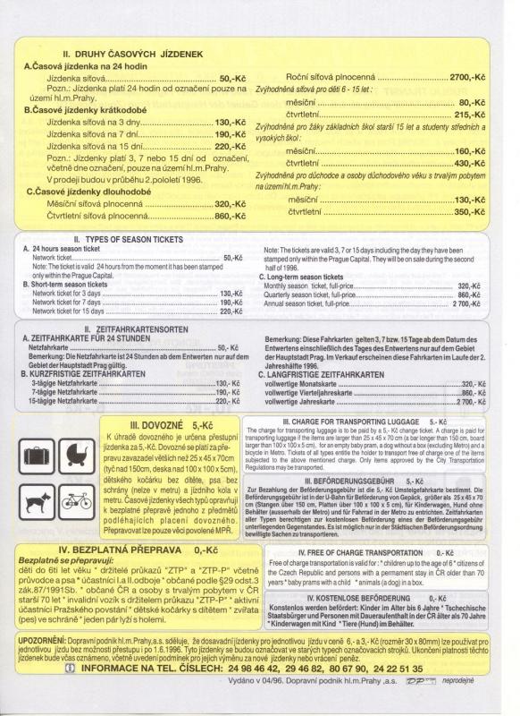 Před 30 lety jsme si v Praze naposledy "štípnuli lístek"