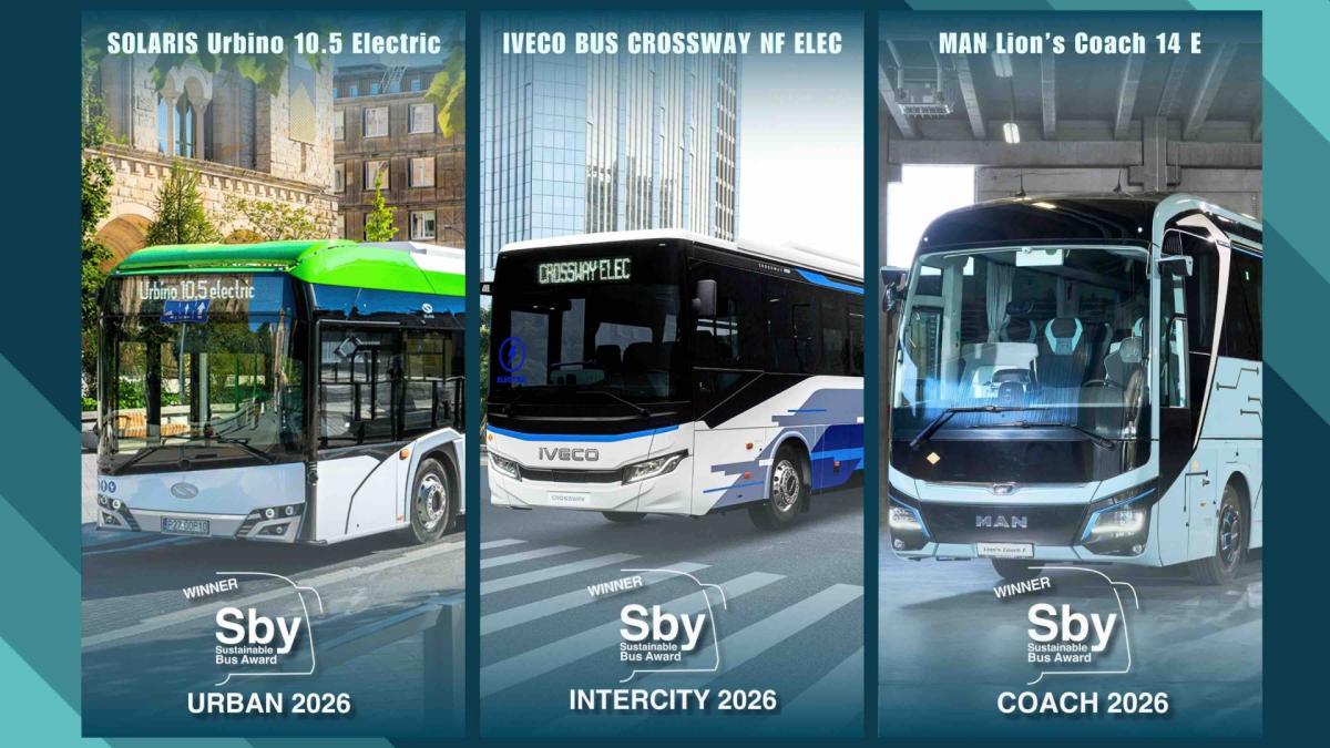 Finalisté Sustainable Bus Award 2027 