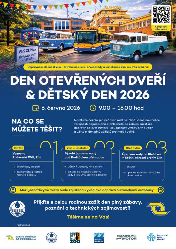 Den otevřených dveří v Dopravní společnosti Zlín - Otrokovice