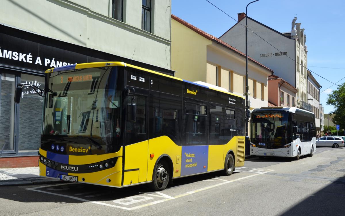 Benešovská MHD se blíží milionu cestujících ročně