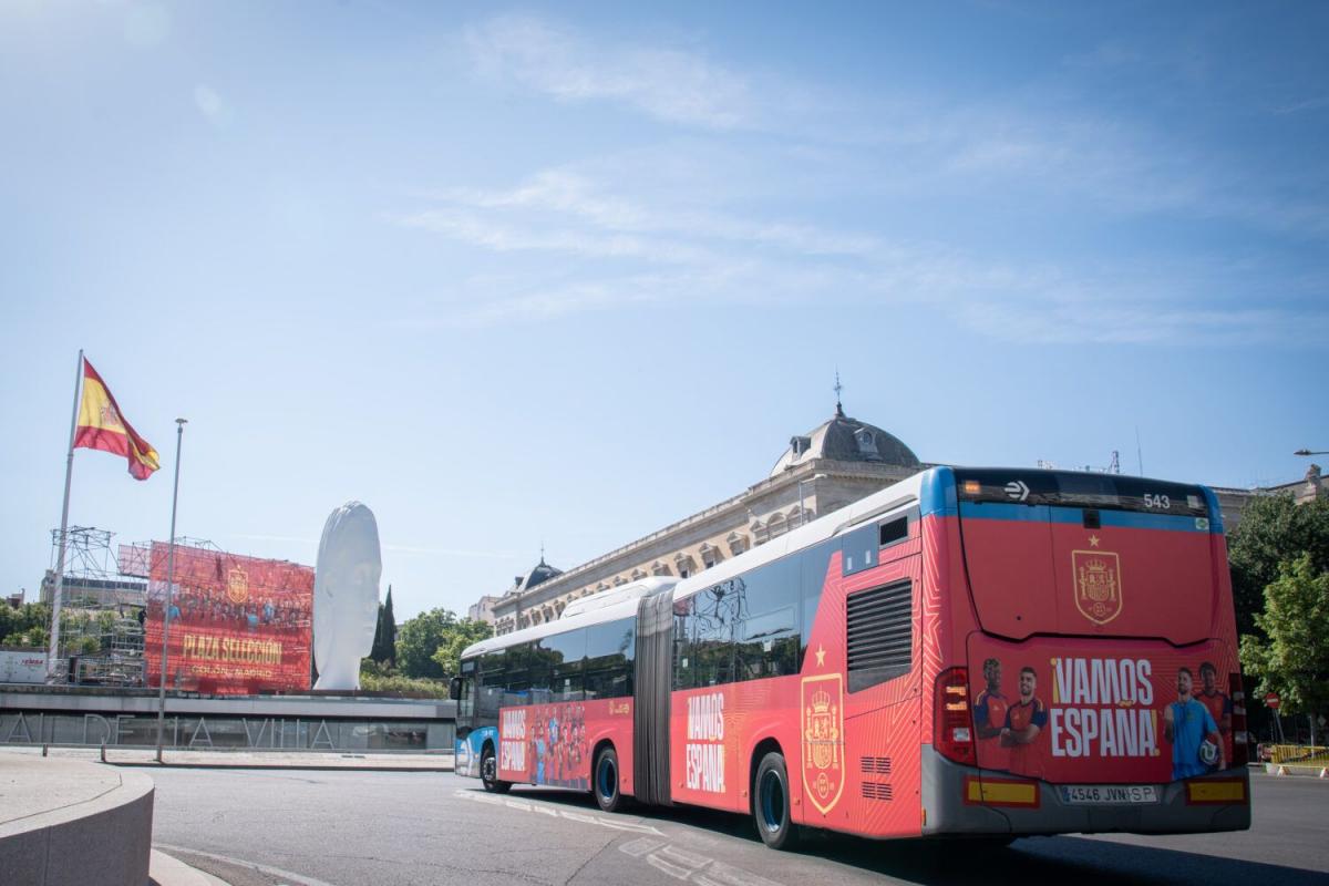 Autobusy EMT Madrid slaví druhý titul Španělska na mistrovství světa