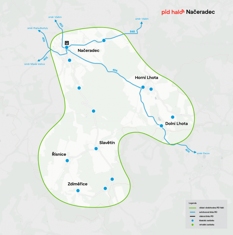 PID Haló rozšíří provoz na Bystřicko a Načeradsko
