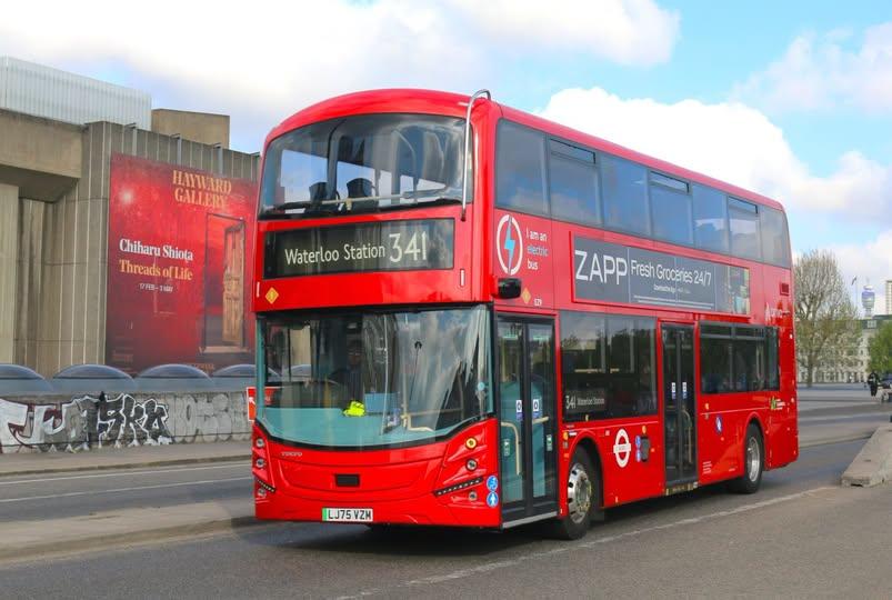 Arriva nasazuje v Londýně 72 elektrických double deckerů Volvo