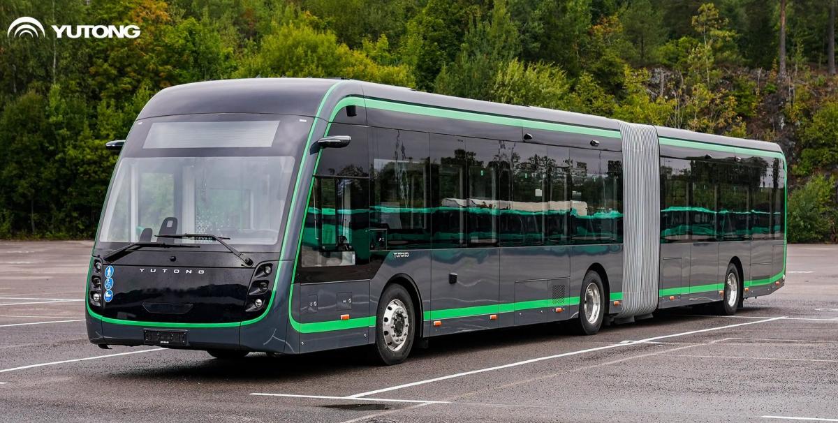 Yutong uvedl kloubový elektrobus U18 pro Evropu