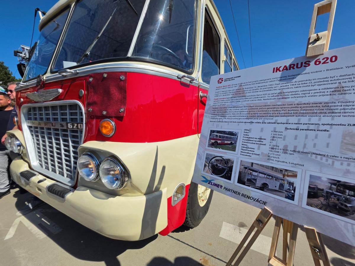 ZLINER pomohl vrátit na scénu historický Ikarus 620
