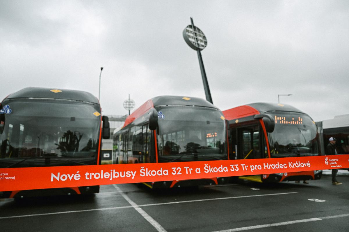 Nové trolejbusy vyjedou v Hradci Králové za tři týdny