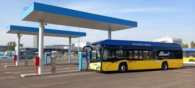 Vodíkové autobusy Urbino 12 Hydrogen míří do ulic Modeny