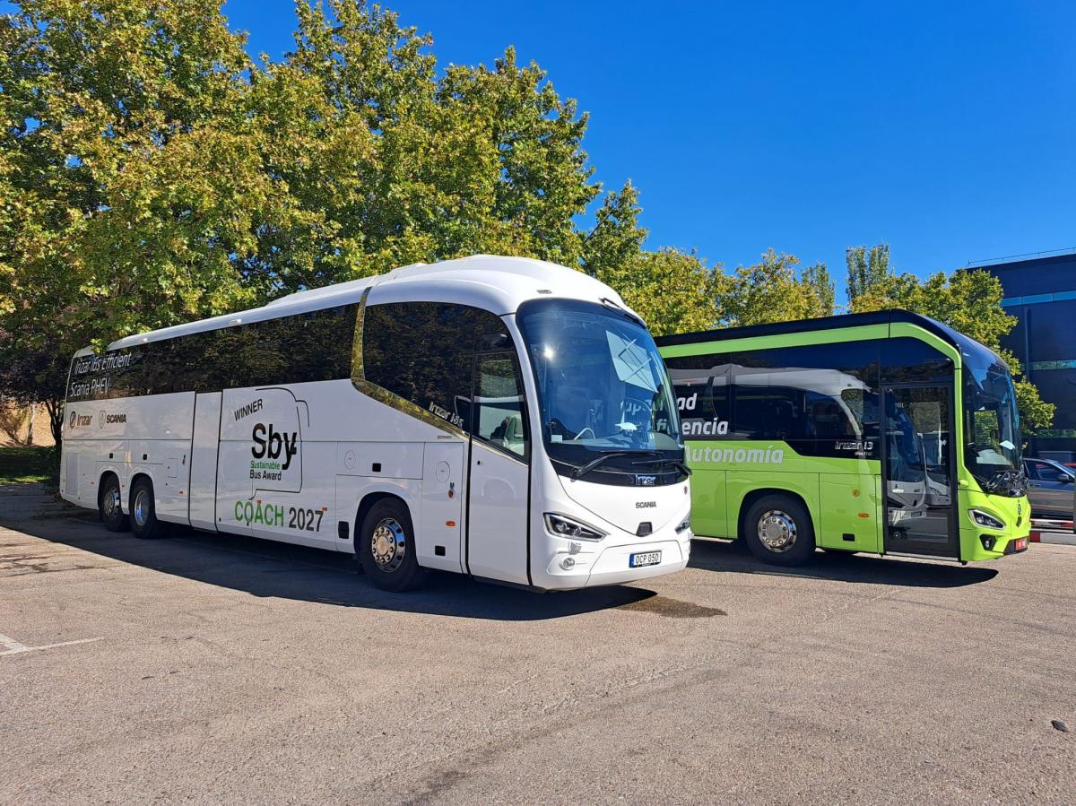 V Sustainable Bus Award uspěl plug-in hybridní autokar Scania Irizar  