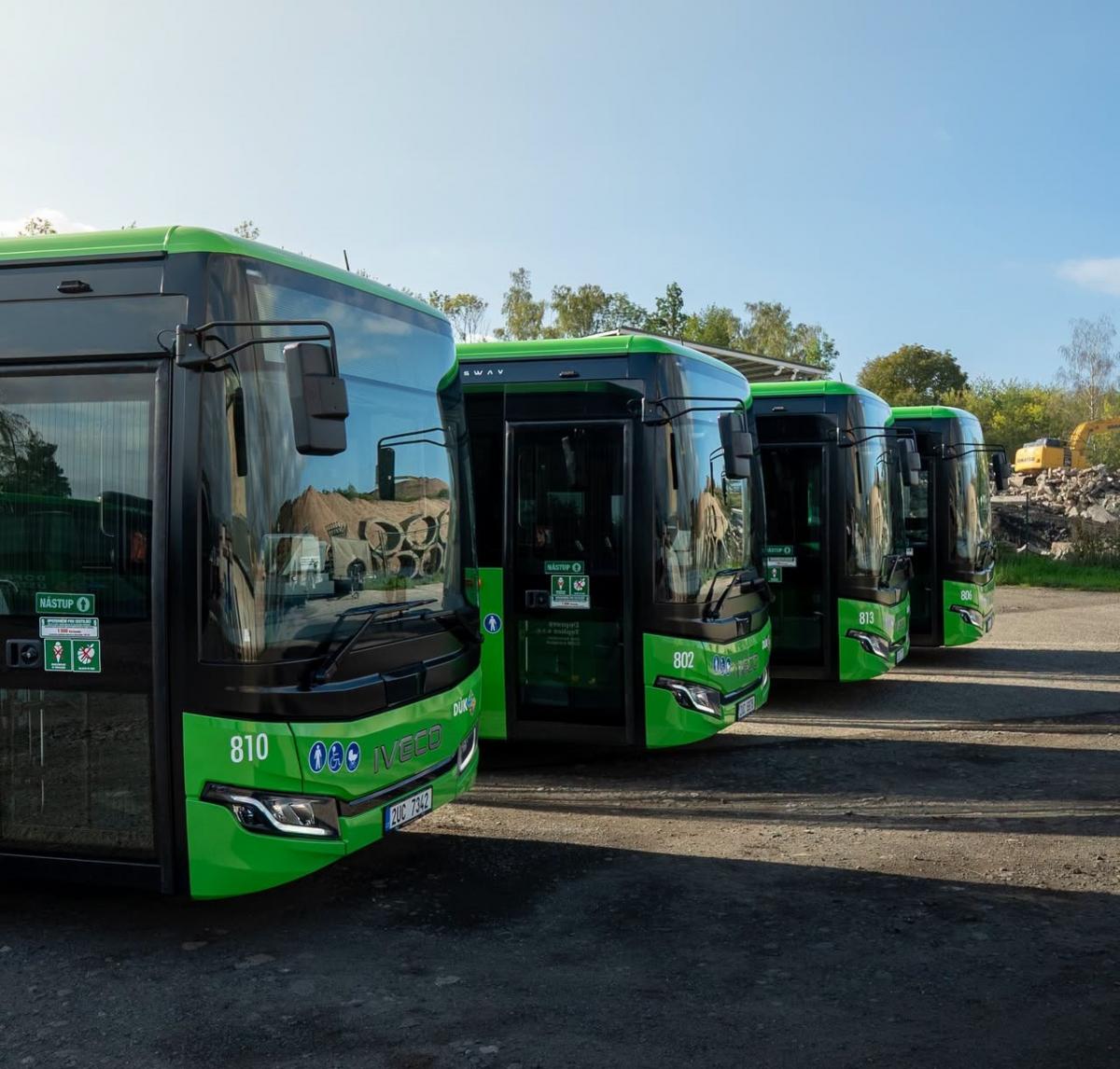 Doprava Teplice nahrazuje Setry novými autobusy Iveco Crossway