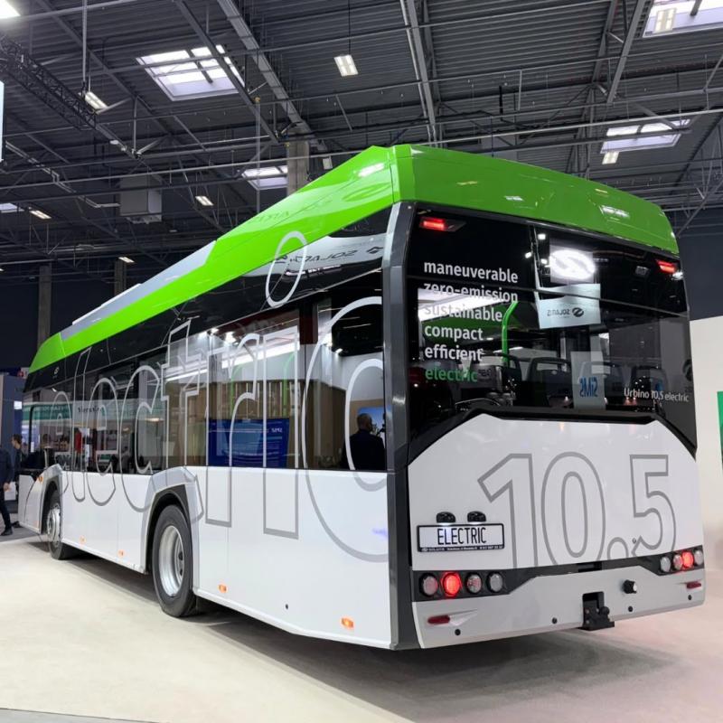  Solaris v Kielcích vystavuje novinky a oznámil další autobusy pro Varšavu
